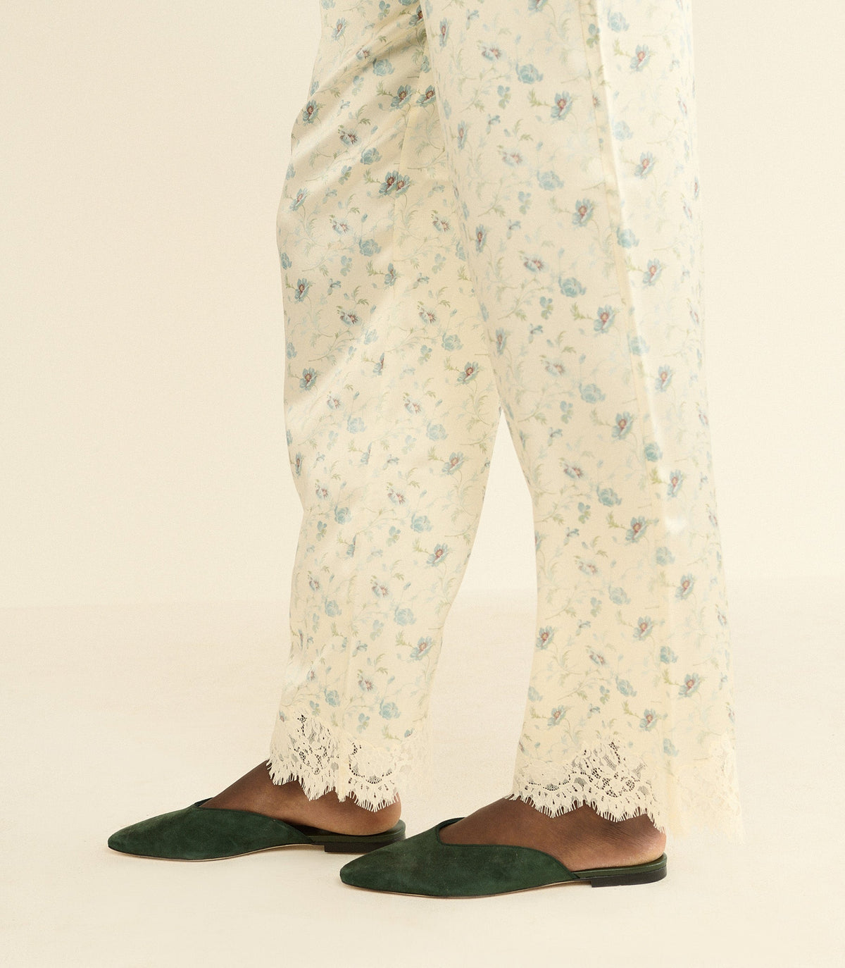 Adair Slide -- Dark Pine Suede